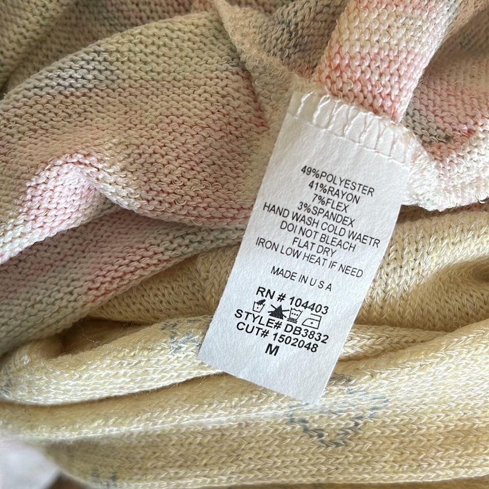 Blu Pepper Knit Racerback Patterned Tank Top - Picture 8 of 8